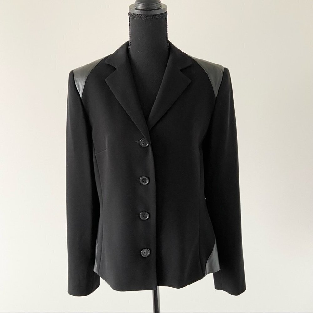 Vintage J Michaels  Faux Leather Trim Blaze